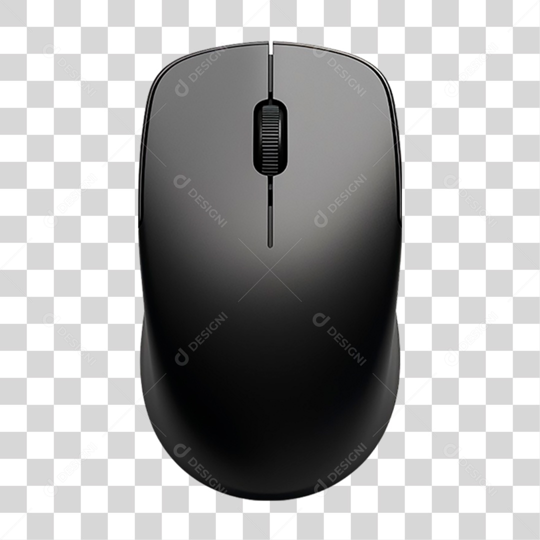 Mouse Sem Fio PNG Transparente