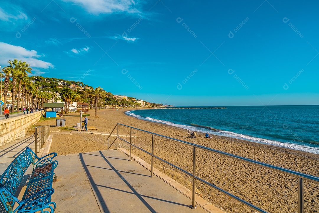 Vista sobre a praia de La Malagueta