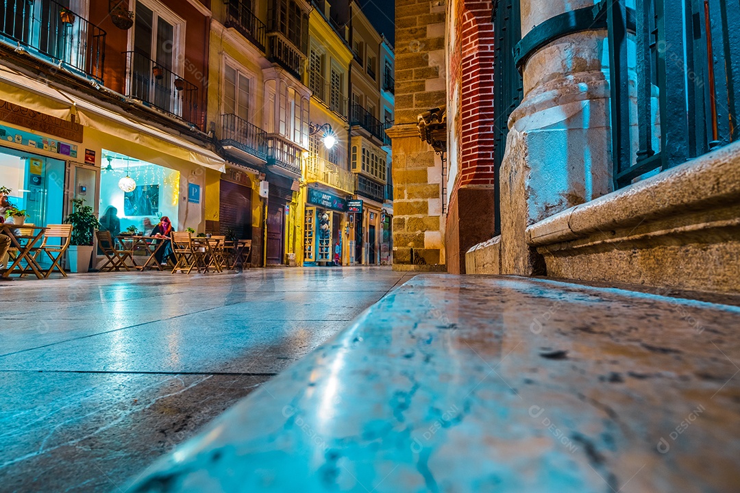 Famosa igreja dos Santos Mártires Ciriaco e Paula no centro de Málaga
