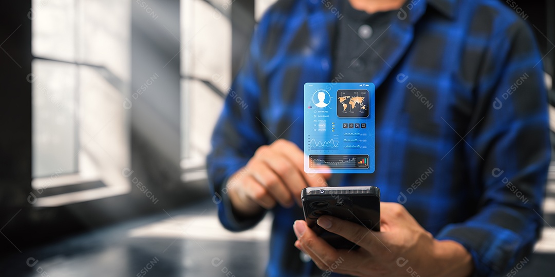 Pessoa de negócio empresária