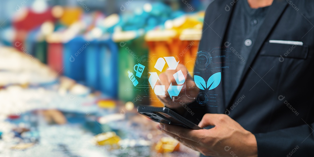 Pessoa de negócio empresária