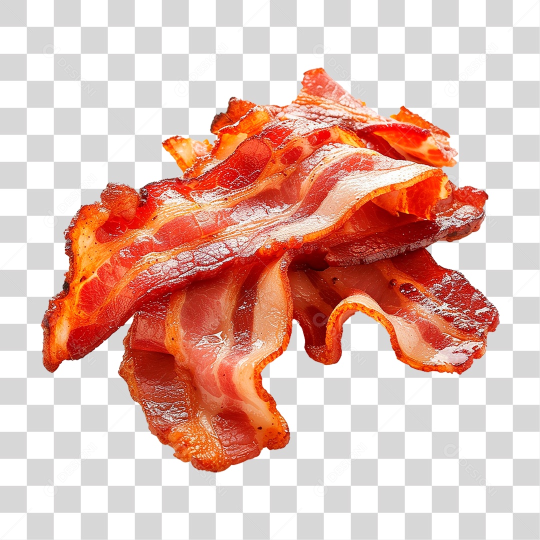 Bacon Fritos PNG Transparente