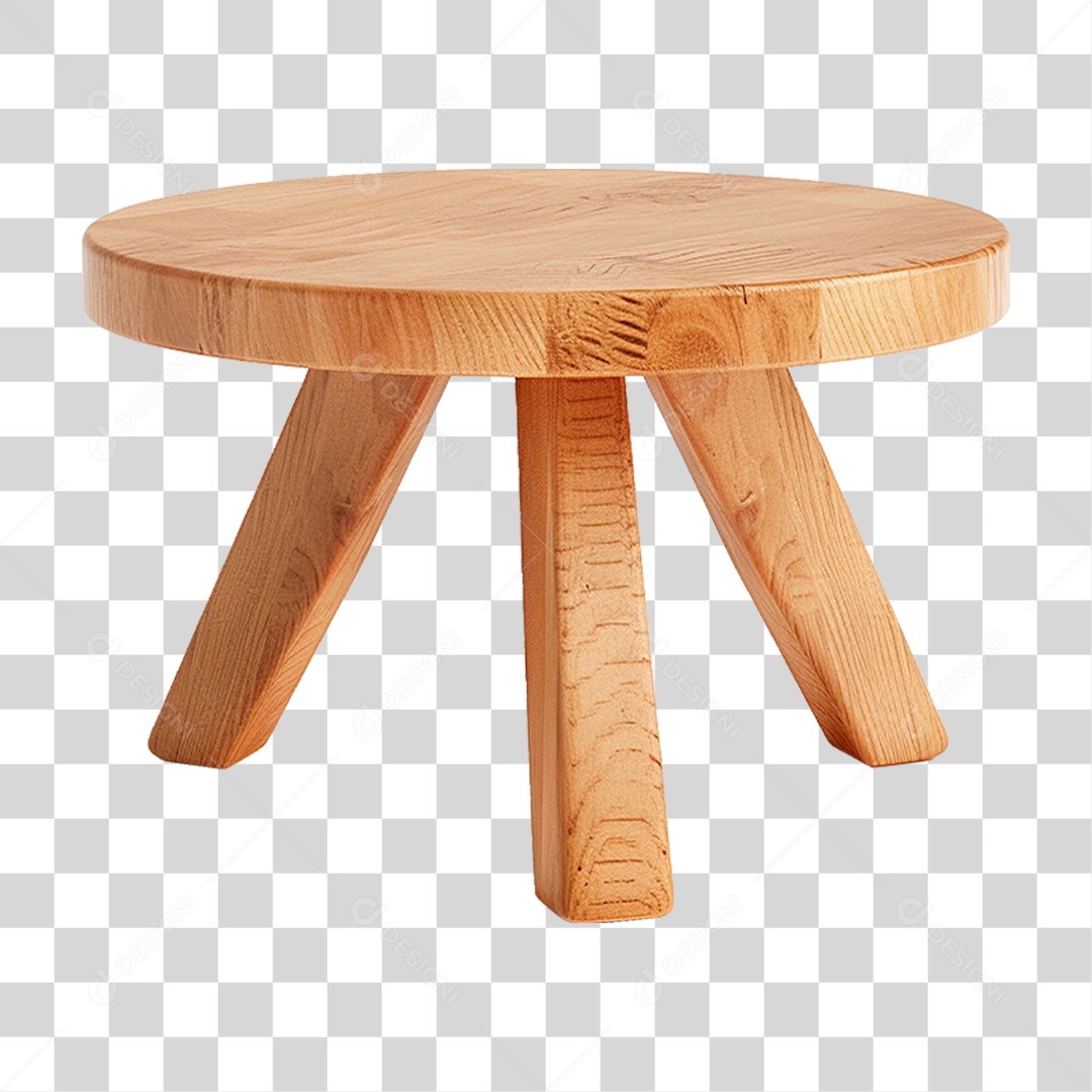 Mesa de Madeira PNG Transparente