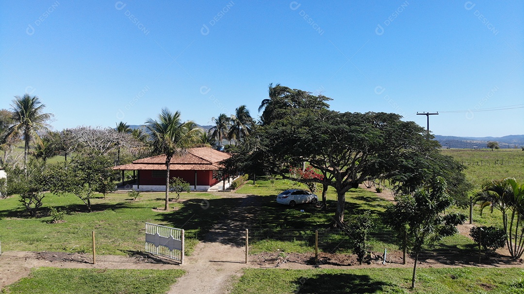 Uma linda casa de fazenda