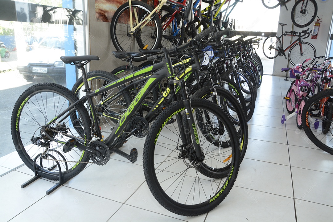 Bicicletaria com lindas bikes