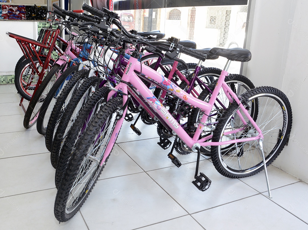 Bicicletaria com lindas bikes