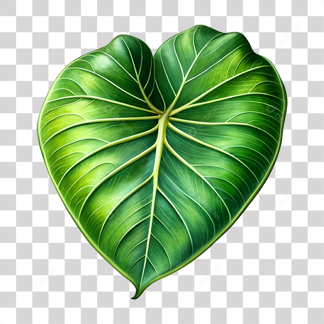 Folha Verde PNG Transparente