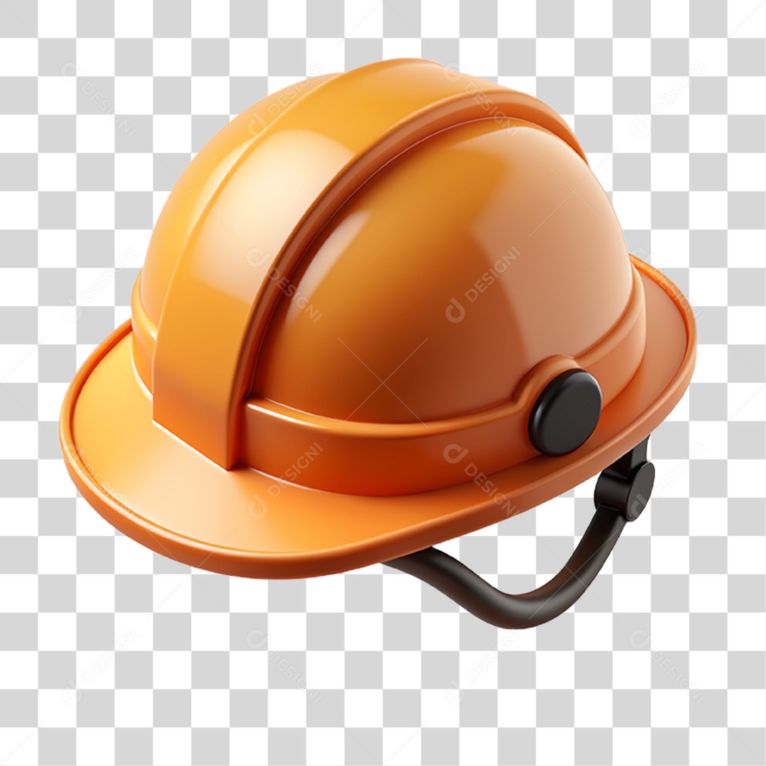 Capacete de Obras PNG Transparente