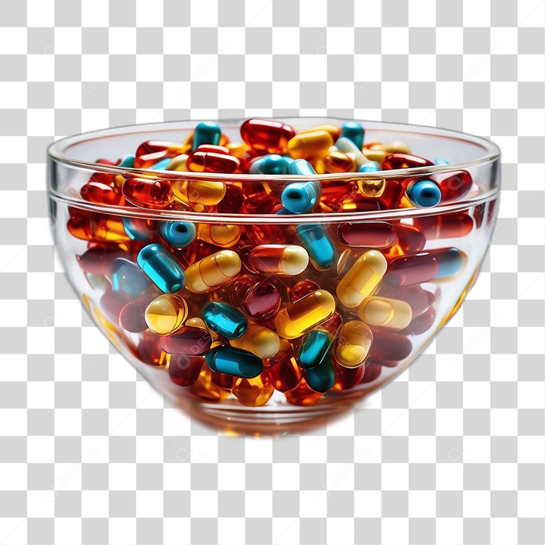 Capsulas Remédio PNG Transparente