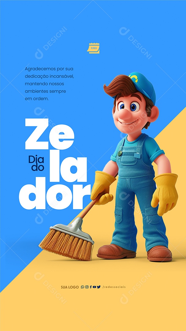 Story: Caretaker's Day: February 11th Thank you for your dedication | Social Media Editable PSD