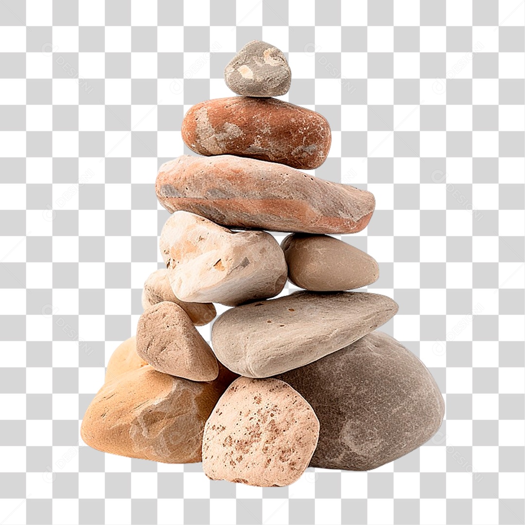 Pilha de Pedras PNG Transparente