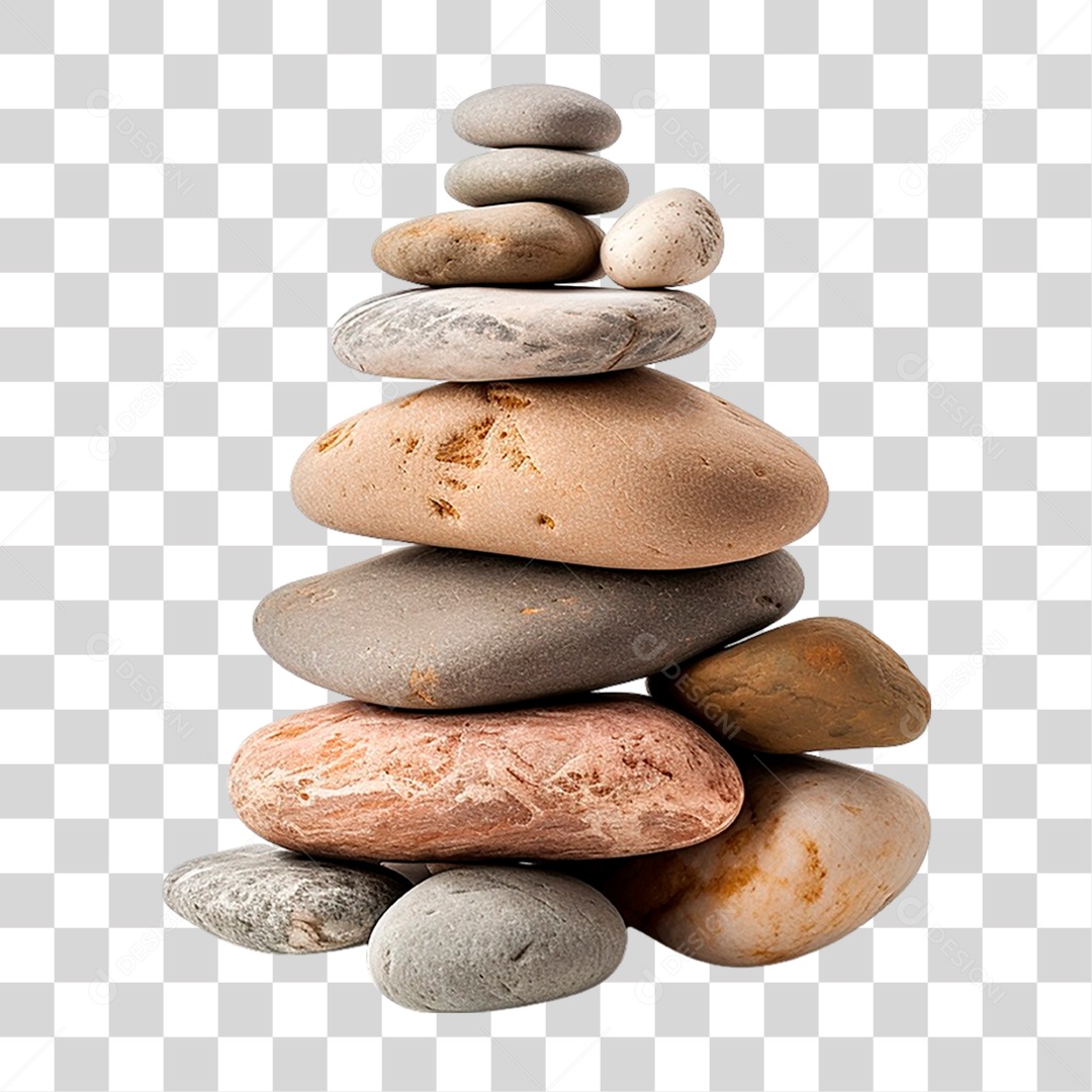 Pilha de Pedras PNG Transparente