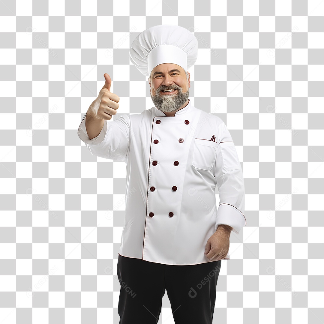 Chef de Cozinha PNG Transparente