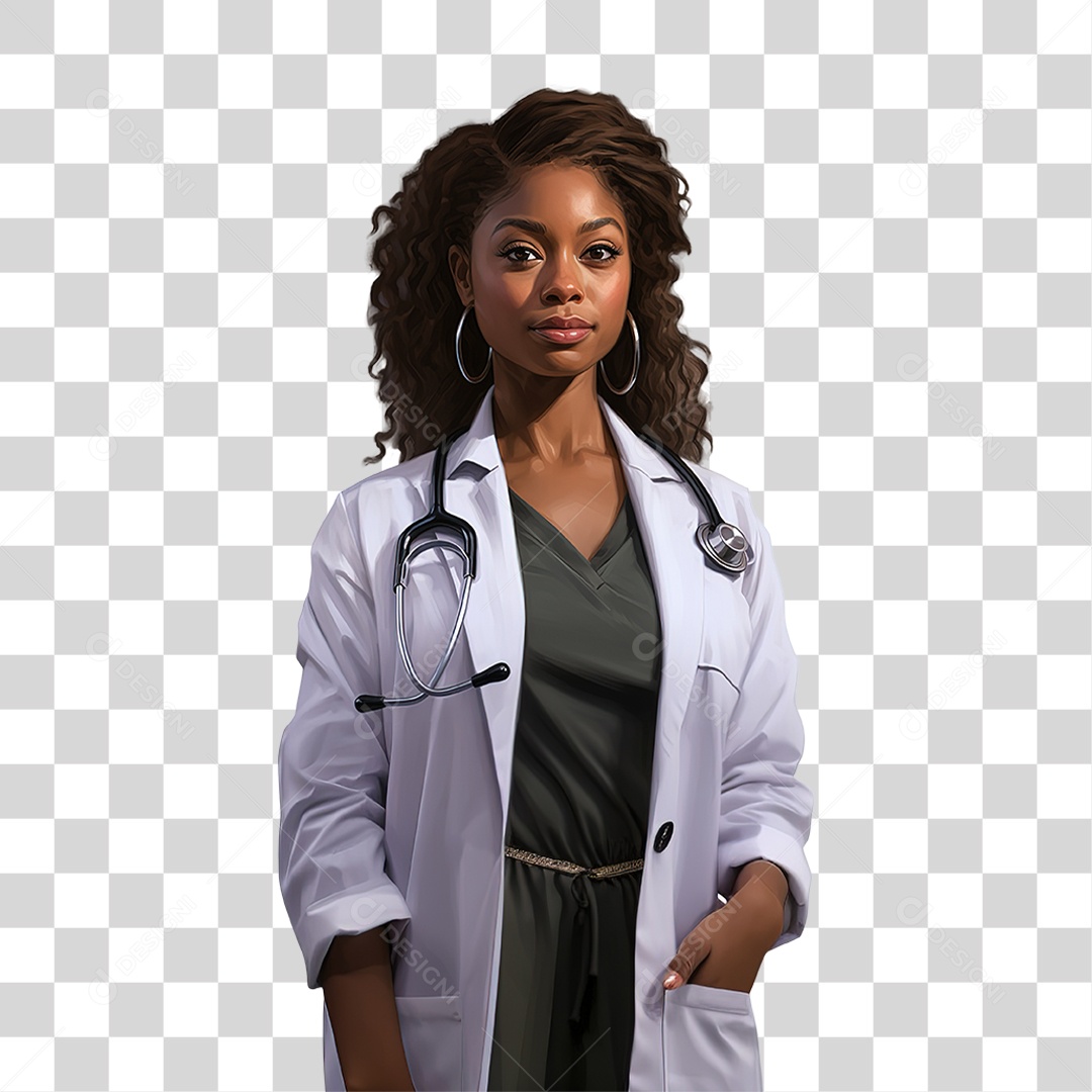 Mulher Doutora PNG Transparente