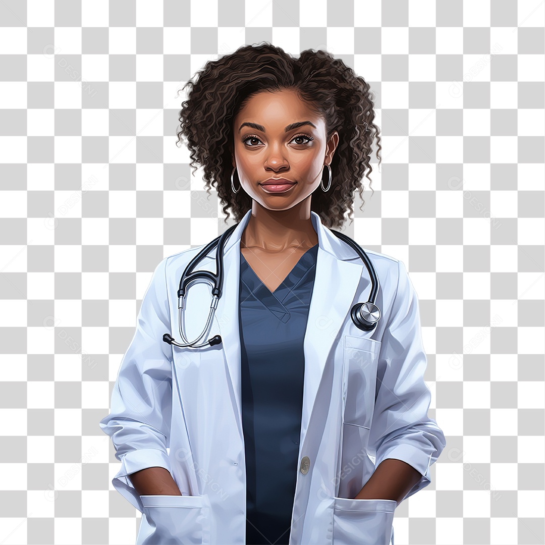 Mulher Doutora PNG Transparente