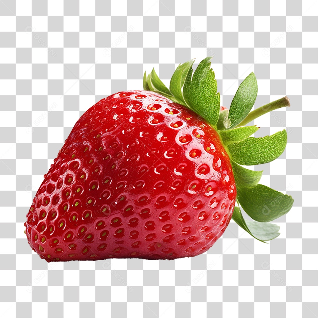 Fruta Morango PNG Transparente