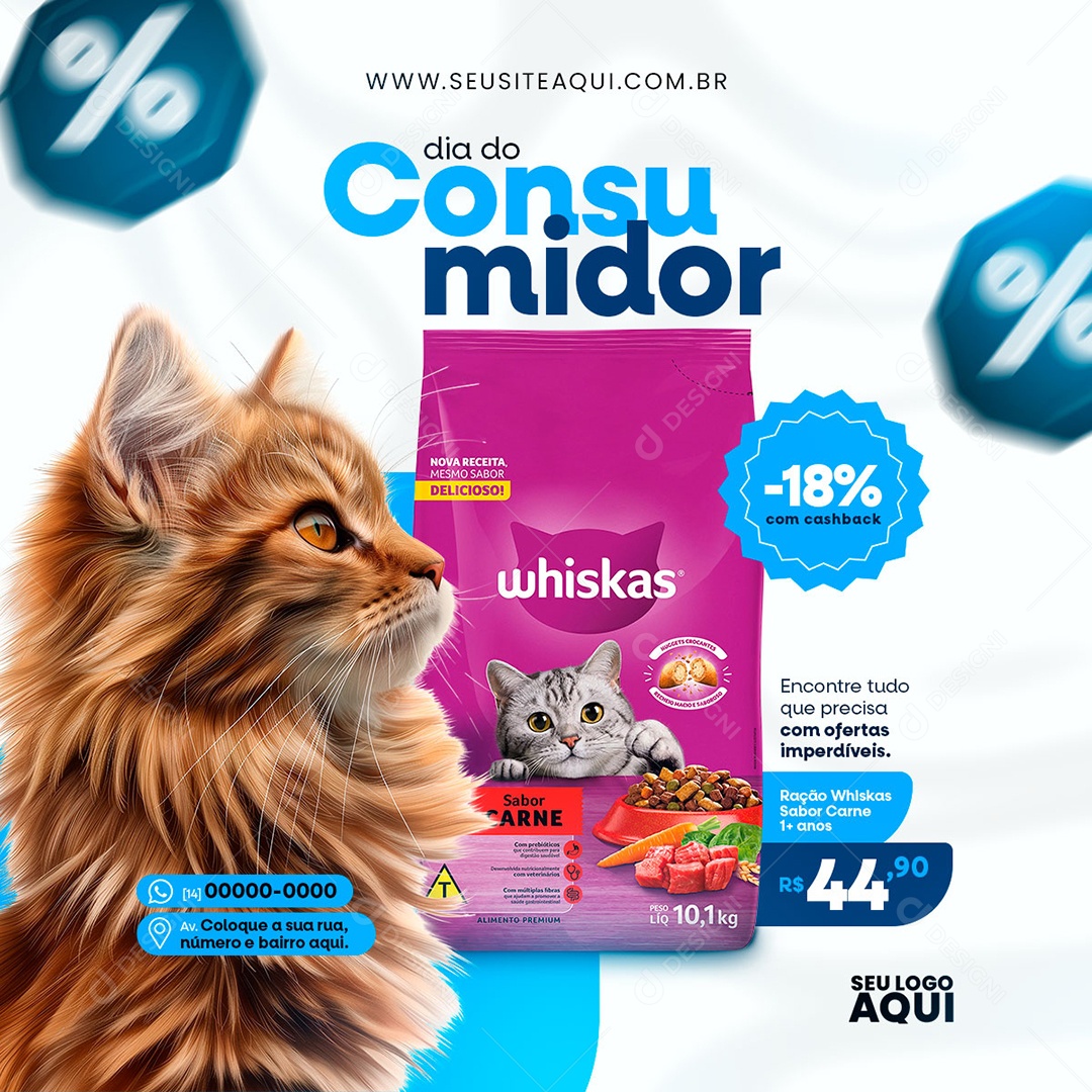 Feed Dia Do Consumidor 15 de Março Encontre tudo que Precisa com Ofertas Social Media PSD Editável
