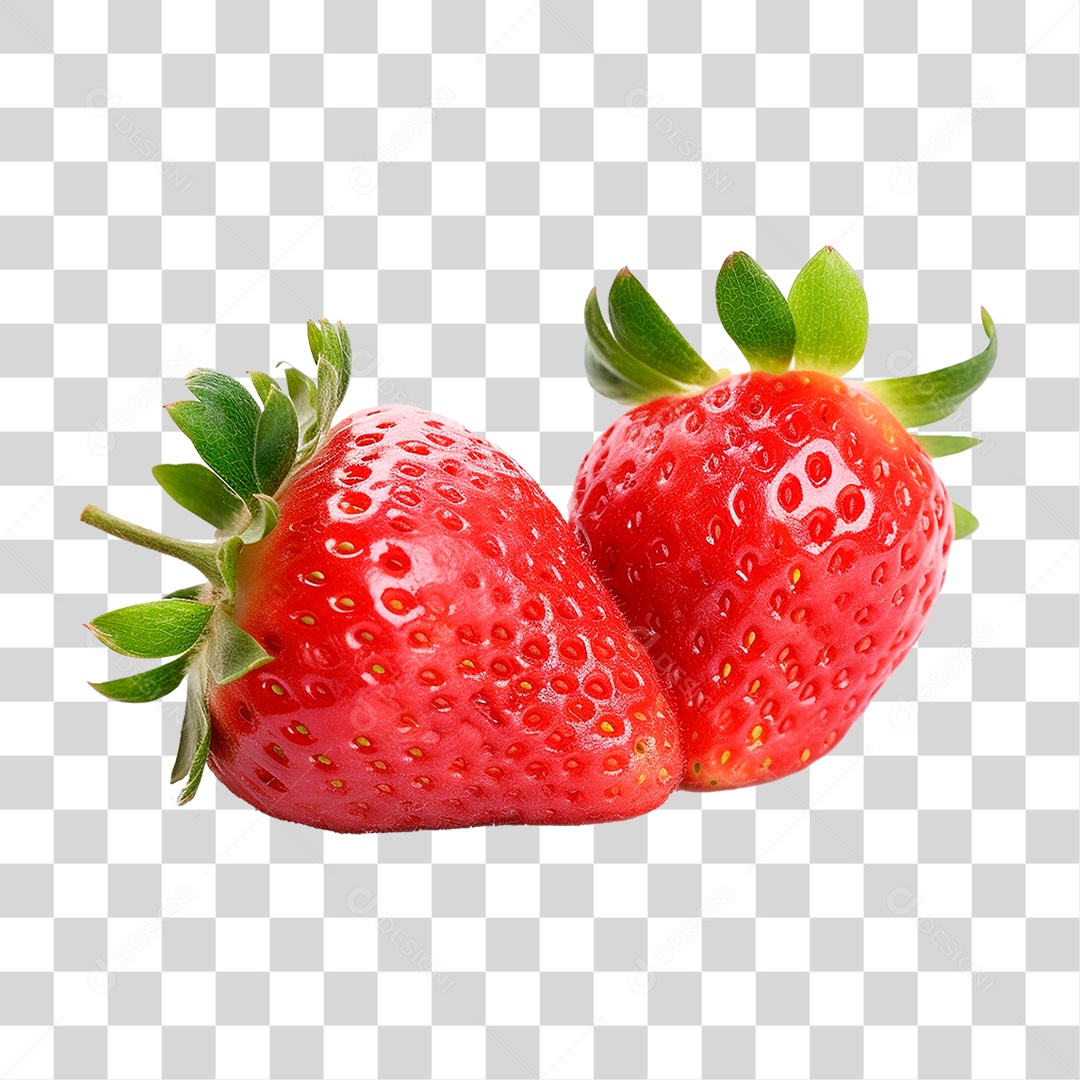 Morangos PNG Transparente