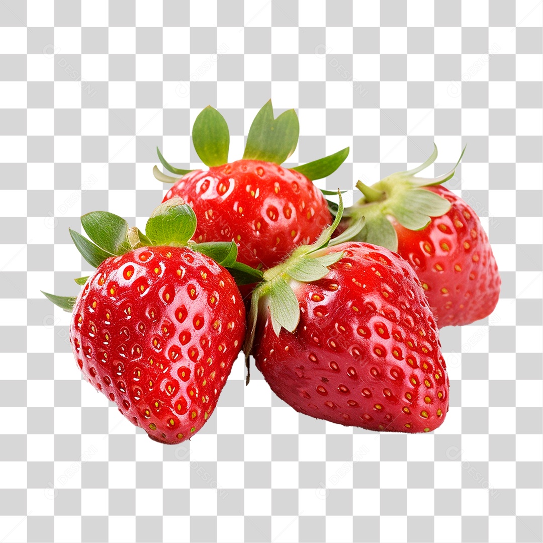 Morangos PNG Transparente