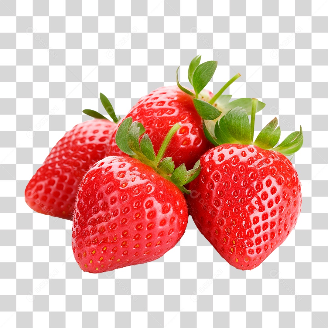 Morangos PNG Transparente
