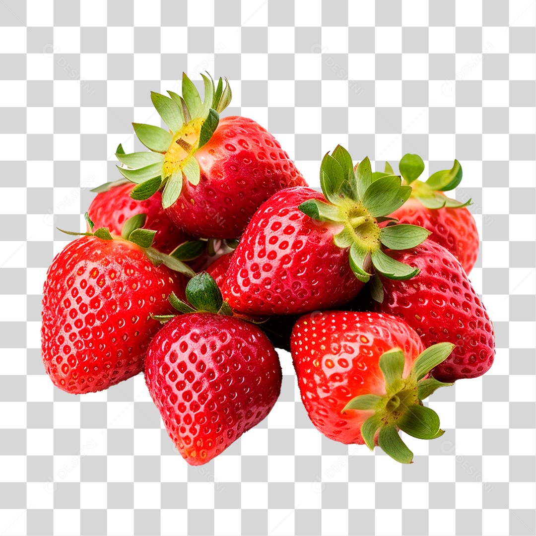 Morangos PNG Transparente