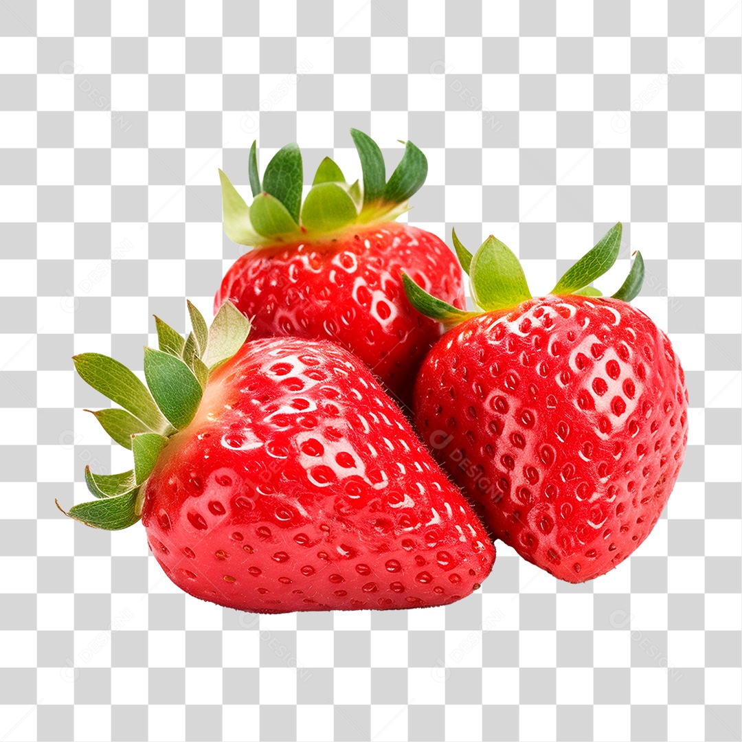 Morangos PNG Transparente