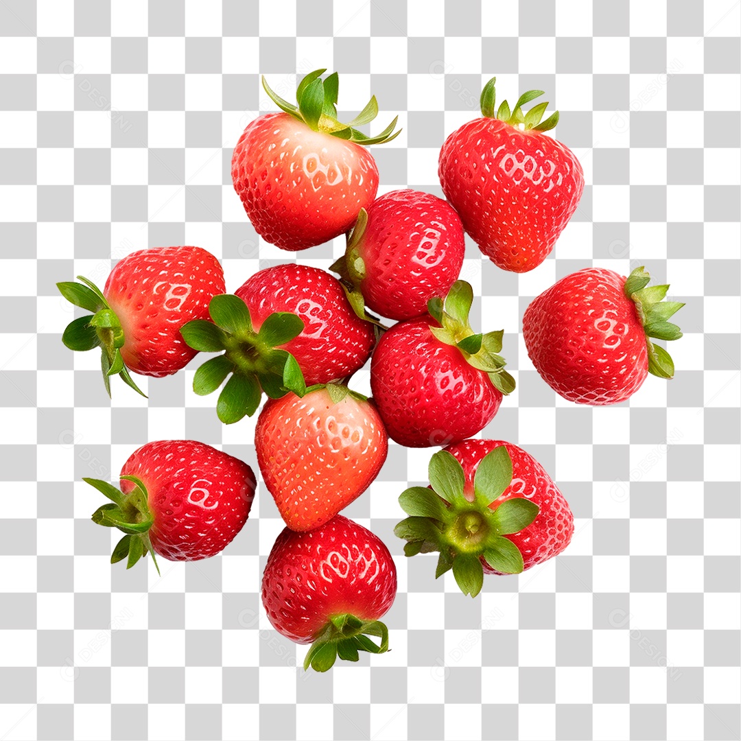 Morangos PNG Transparente
