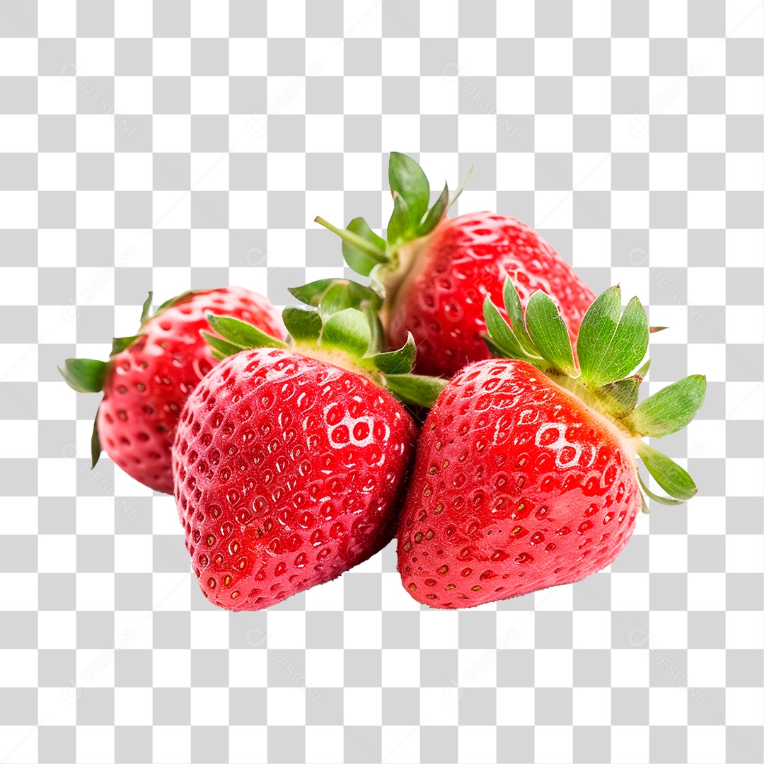 Morangos PNG Transparente