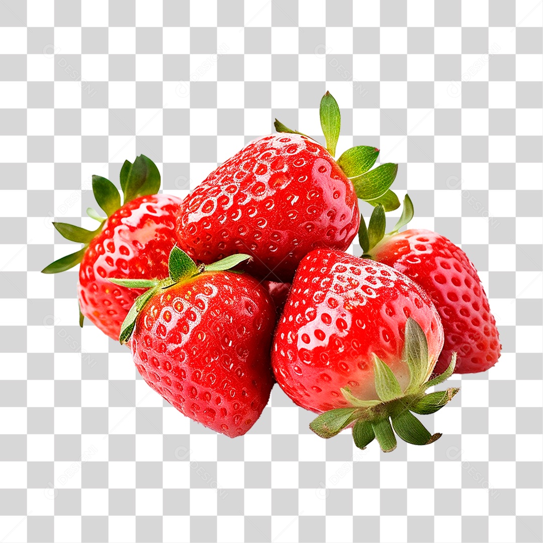 Morangos PNG Transparente