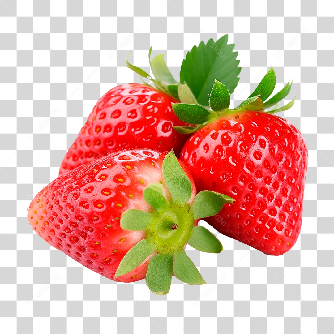 Morangos PNG Transparente