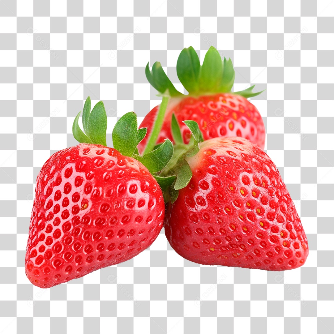 Morangos PNG Transparente