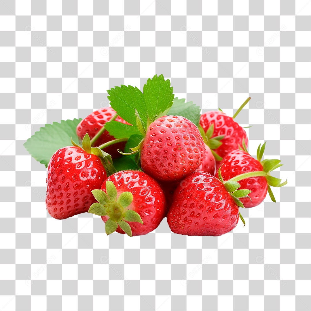 Morangos PNG Transparente