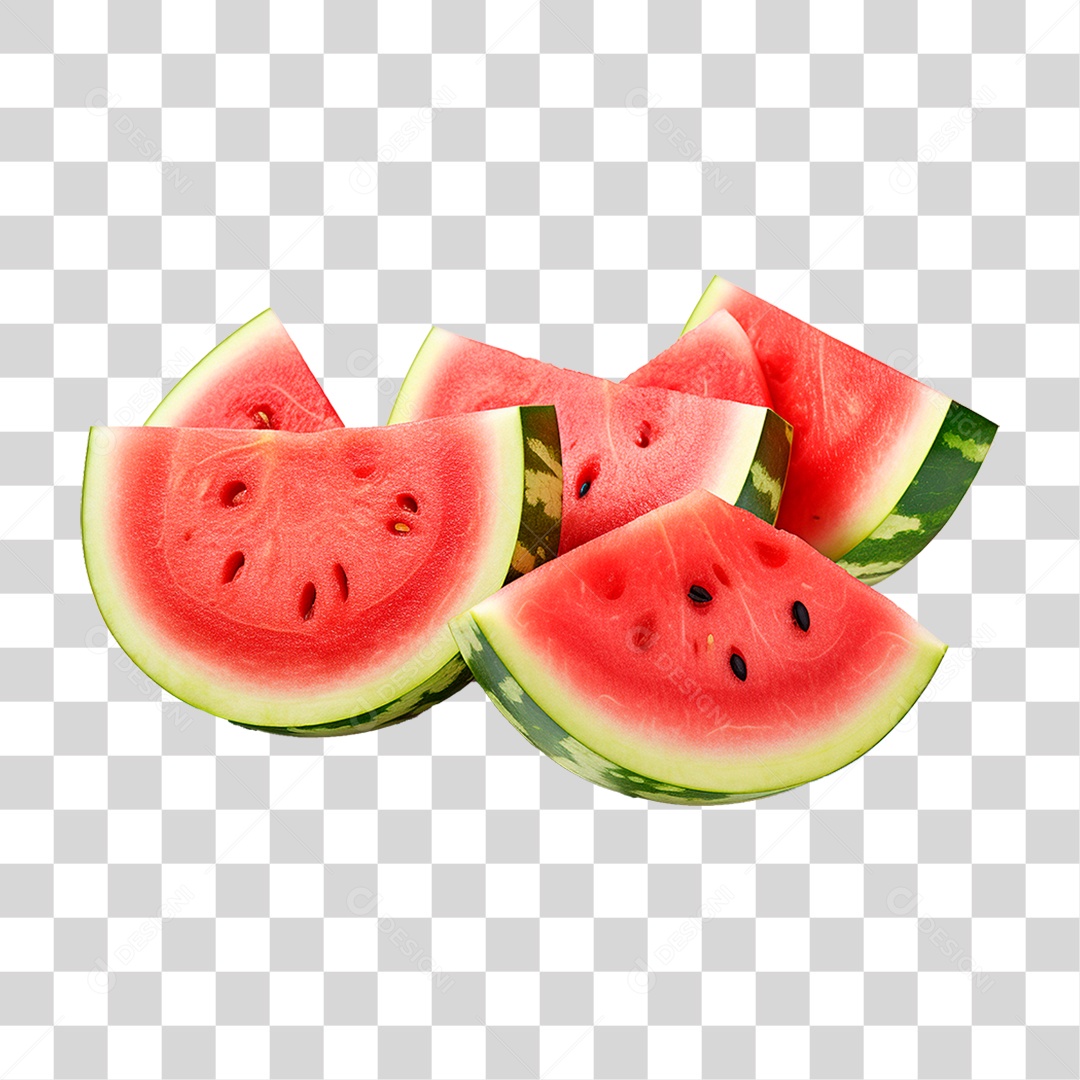Fatia de Melancia PNG Transparente