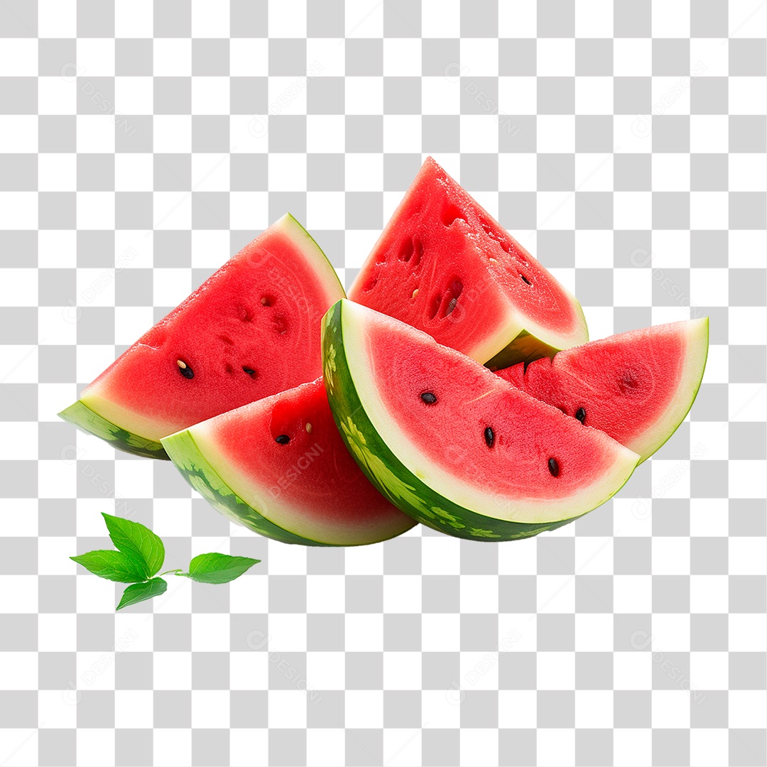 Fatia de Melancia PNG Transparente