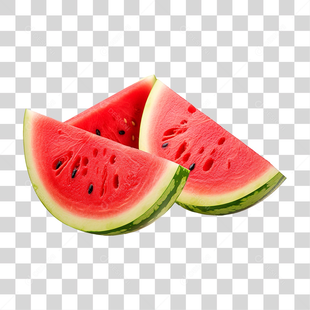 Fatia de Melancia PNG Transparente