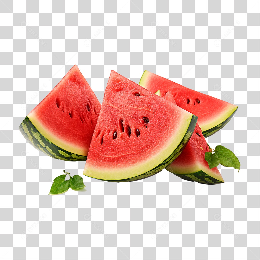Fatia de Melancia PNG Transparente