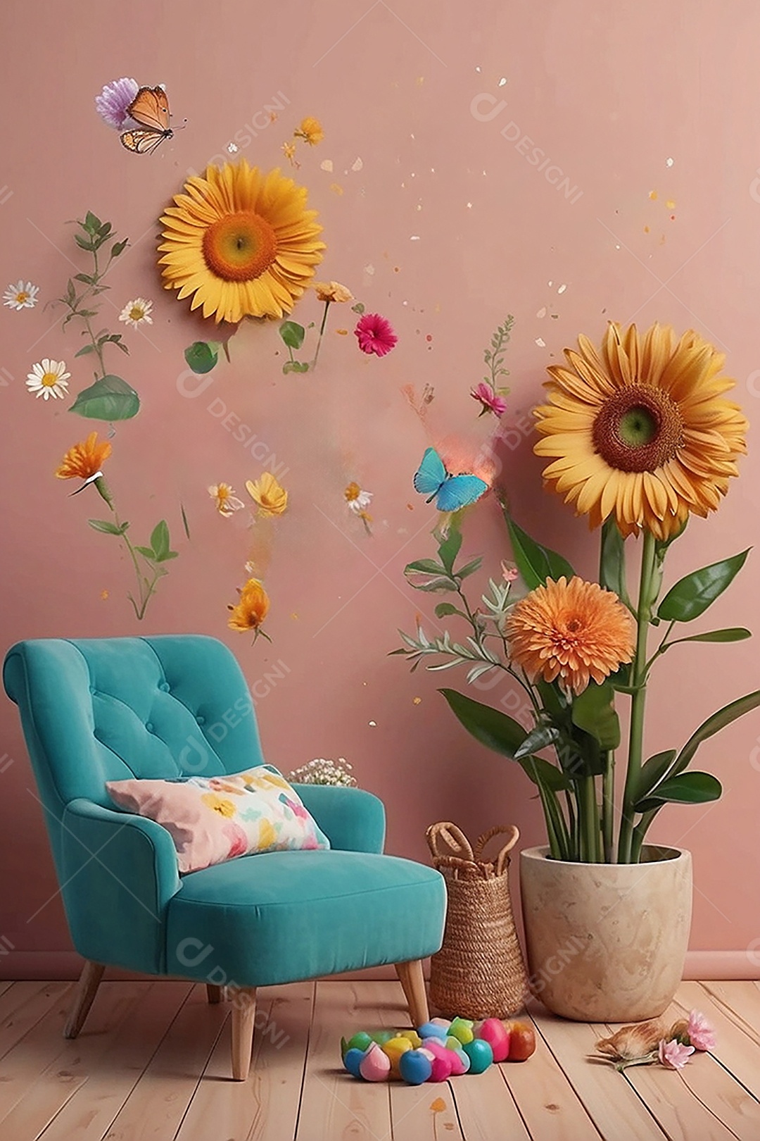 Dia das Mães Interação entre uma mãe feliz e seus filhos IA generativa