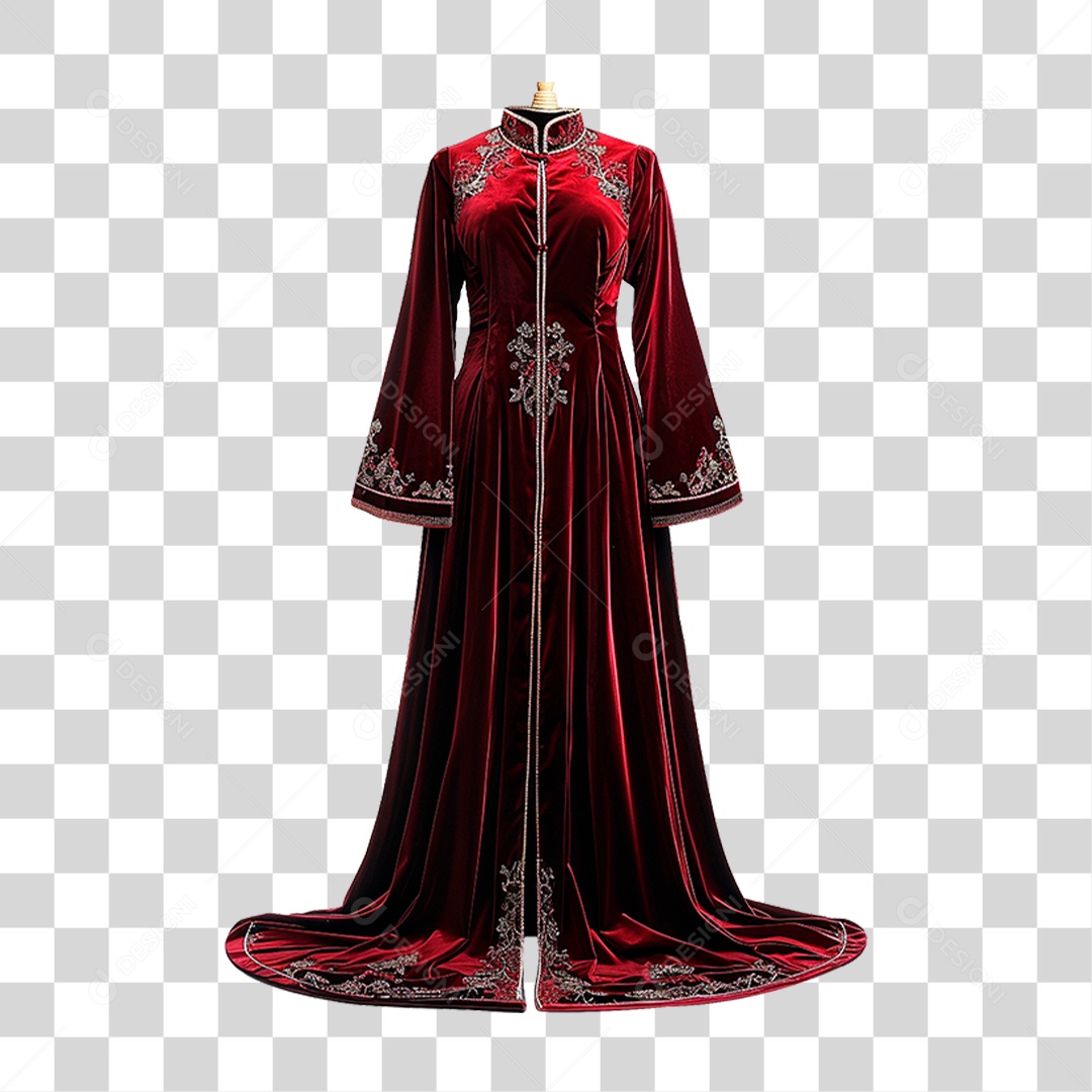 Vestido Vermelho PNG Transparente