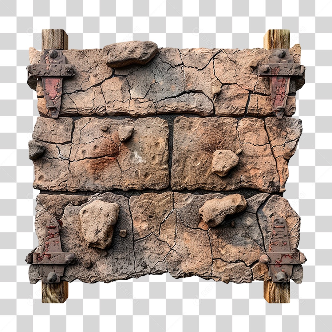 Placa de Pedra PNG Transparente