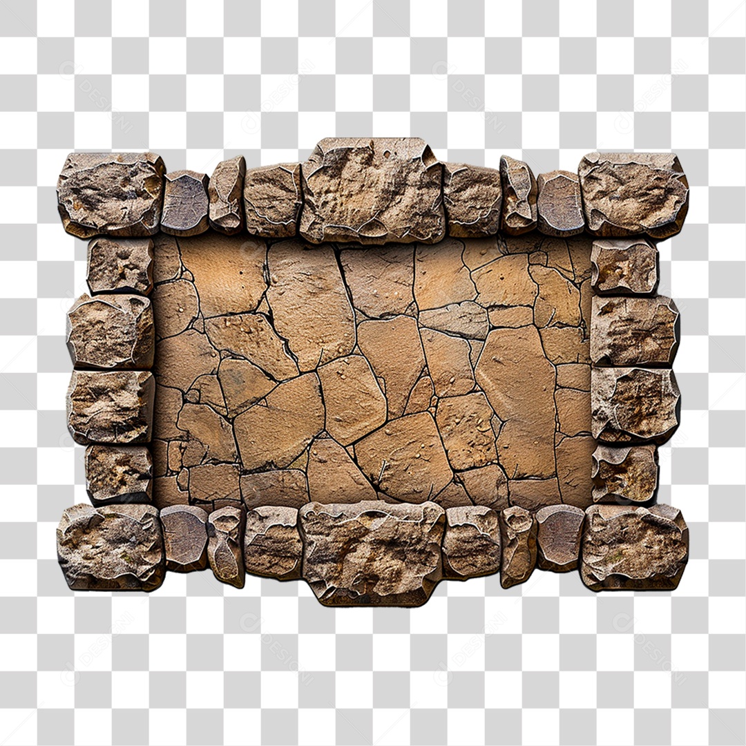 Placa de Pedra PNG Transparente