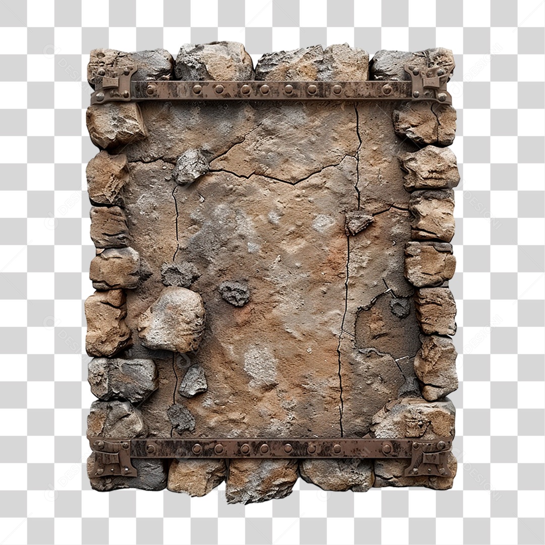 Placa de Pedra PNG Transparente