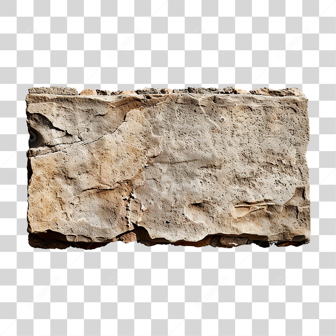 Placa de Pedra PNG Transparente