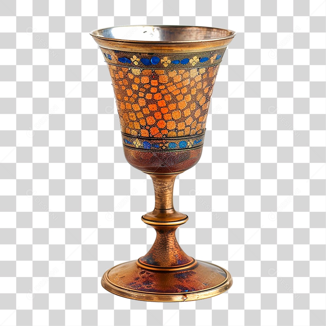 Cálice Dourado PNG Transparente
