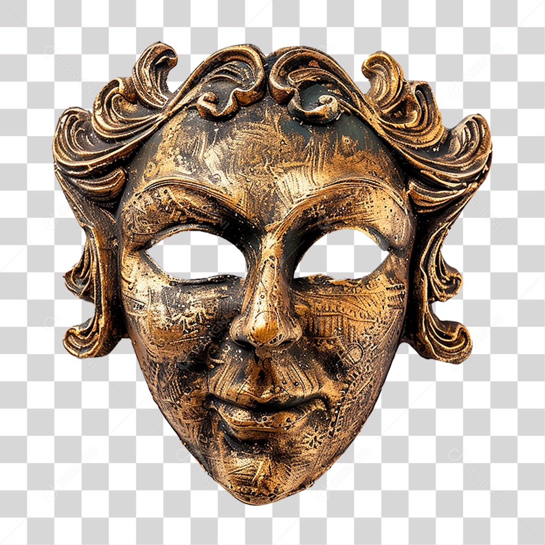 Máscara de Teatro PNG Transparente