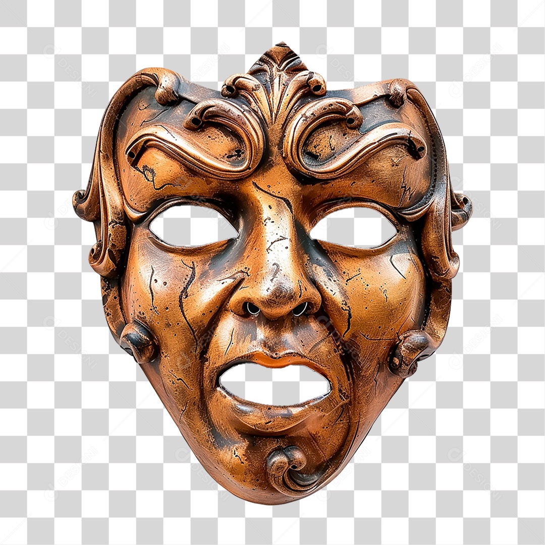 Máscara de Teatro PNG Transparente