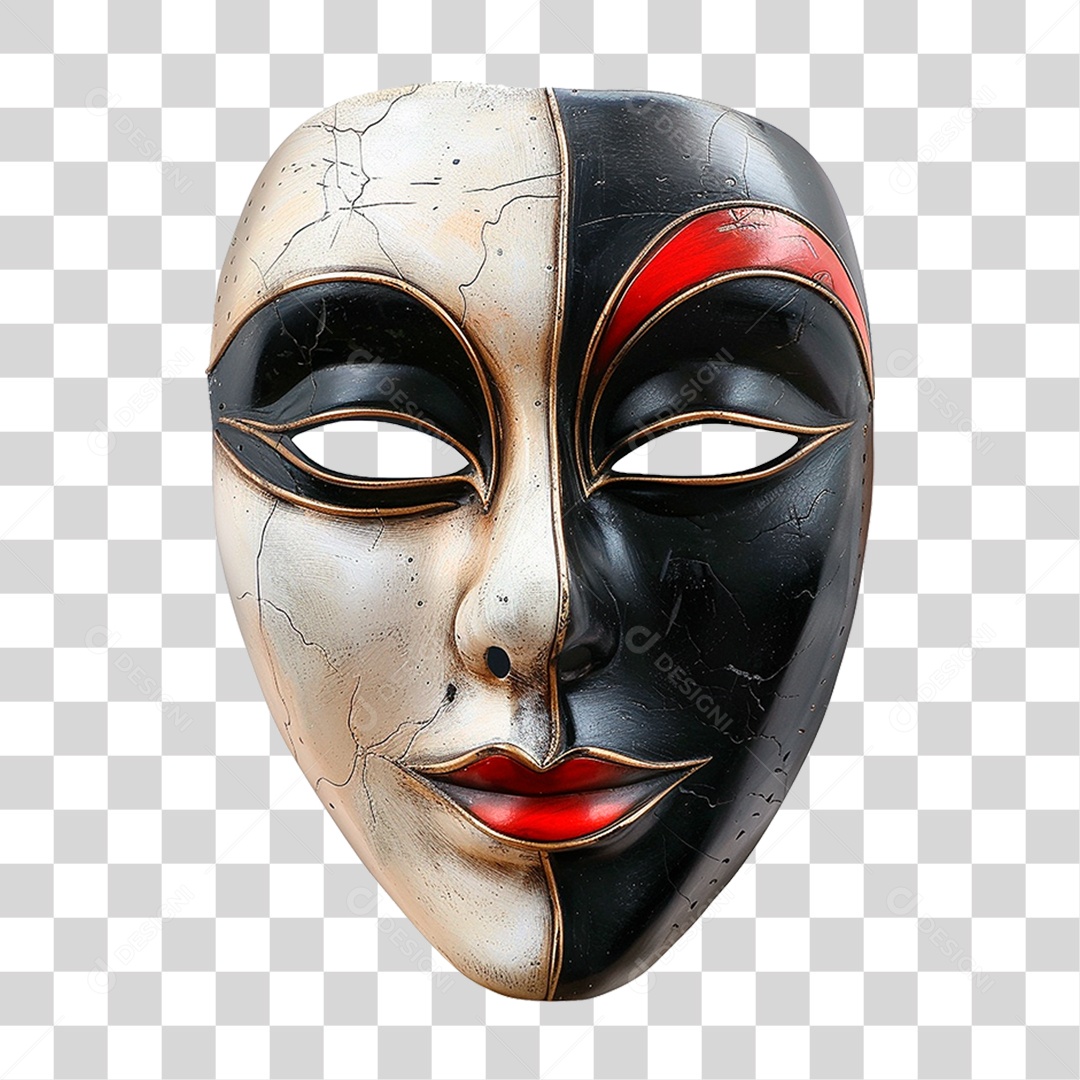 Máscara de Teatro PNG Transparente