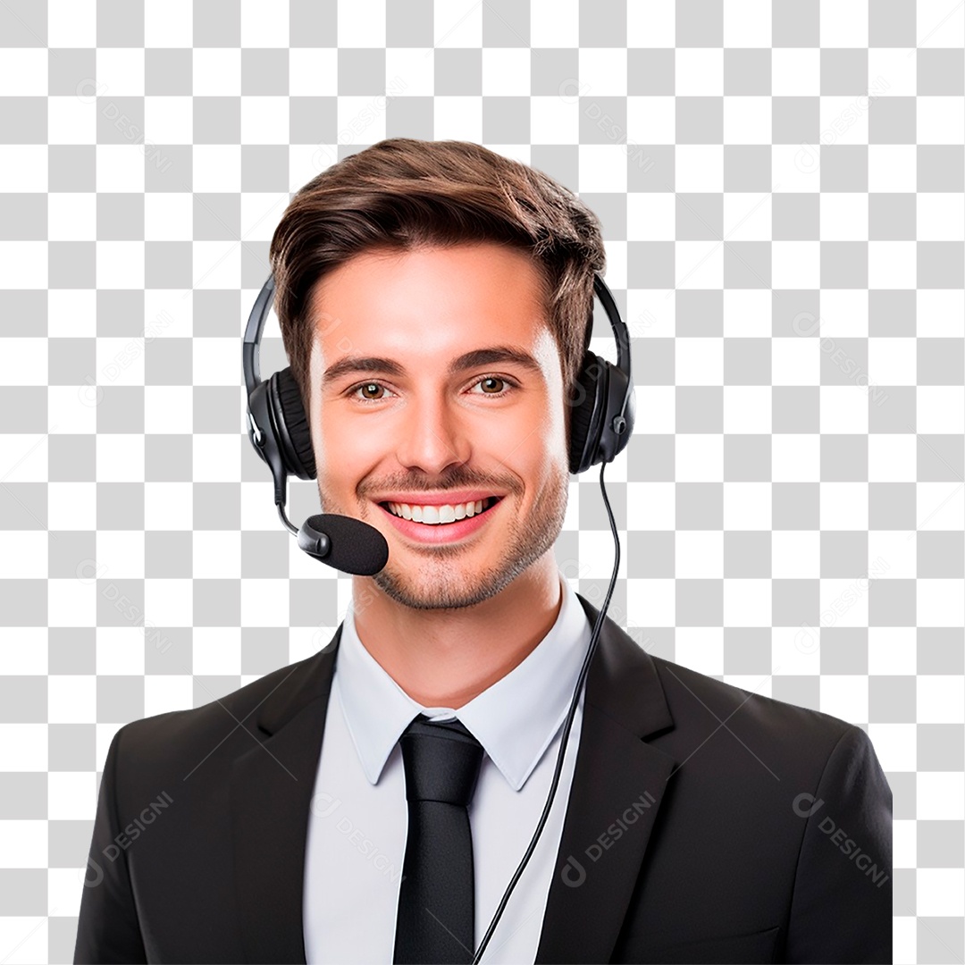 Atendente PNG Transparente