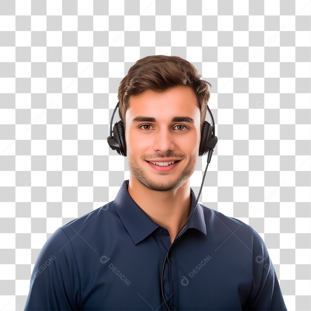 Atendente PNG Transparente