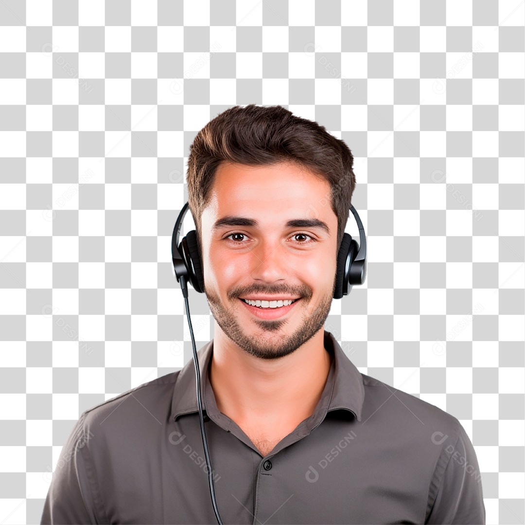 Atendente PNG Transparente