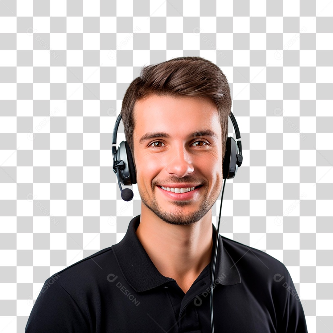 Atendente PNG Transparente